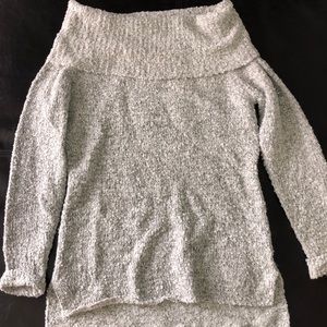 Off the shoulder sweater